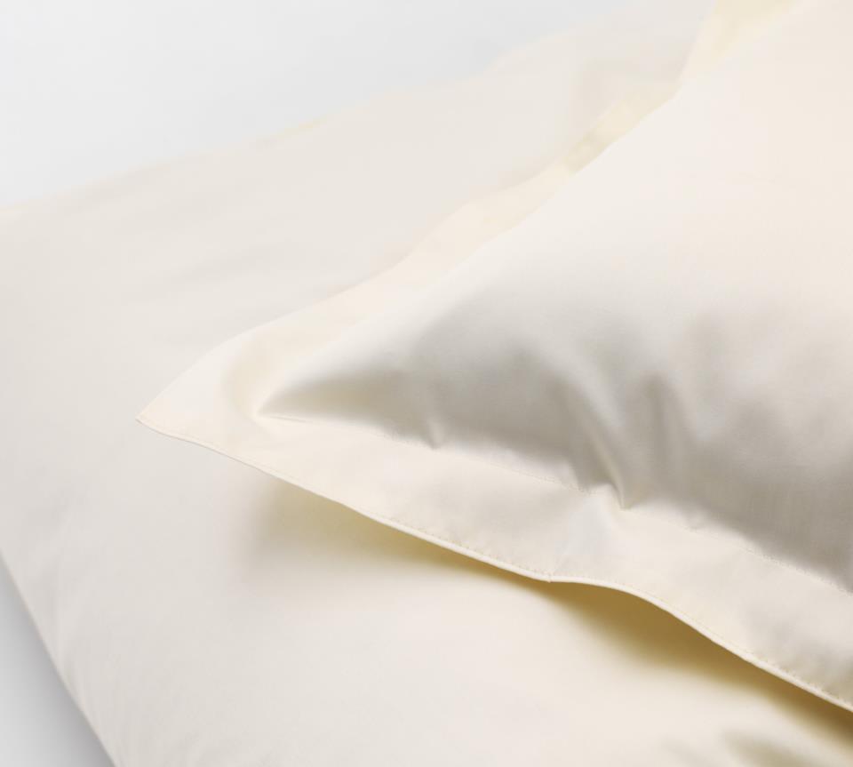 DUX sängkläder satin enfärgade beige